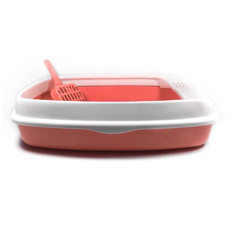 Anti-Splash Cat Litter Box Pet Toilet Bedpan Excrement Training Sand Litter Box Free Scoop Plastic Sandbox For Cats Anti-Splash Cat Litter Box Pet Toilet Bedpan Excrement Training Sand Litter Box Free Scoop Plastic Sandbox For Cats