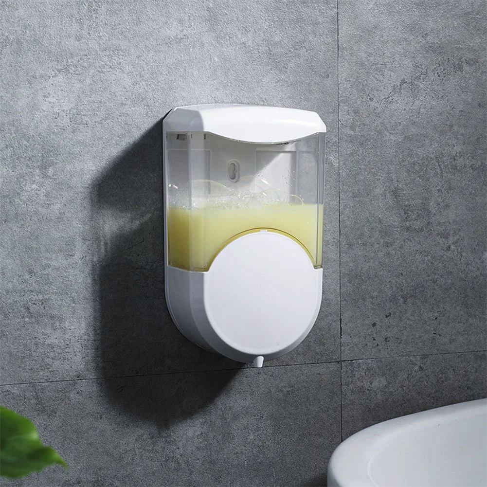 600ml Home Touchless Hotel Liquid Soap Dispenser Automatic Wall Mounted Sensor Battery Powered Infrared Induction Smart Kitchen