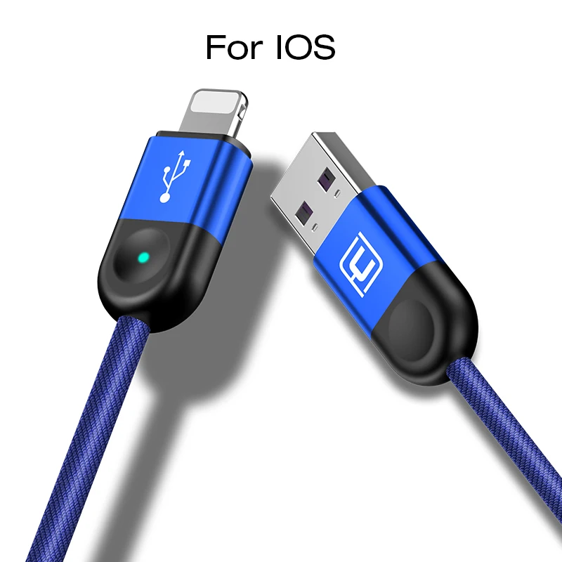 CAFELE USB кабель для iPhone кабель usb type C 3A Быстрая зарядка USB C type-C кабель для зарядки телефона 130 см - Цвет: blue for ios