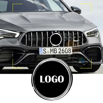 

Mirroor Front Grills Sticker for Mercedes Benz Maybach A/B/C/E Class CLA CLS SL ML GLK W212 W205 W177 AMG Brabus Maybach Sticker