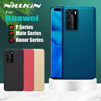 

for Huawei Mate 30 20 Pro P40 P30 P20 Lite Case Casing Nillkin Frosted Hard PC Cover Case on Huawei Honor V30 30s 20 X10 Cases