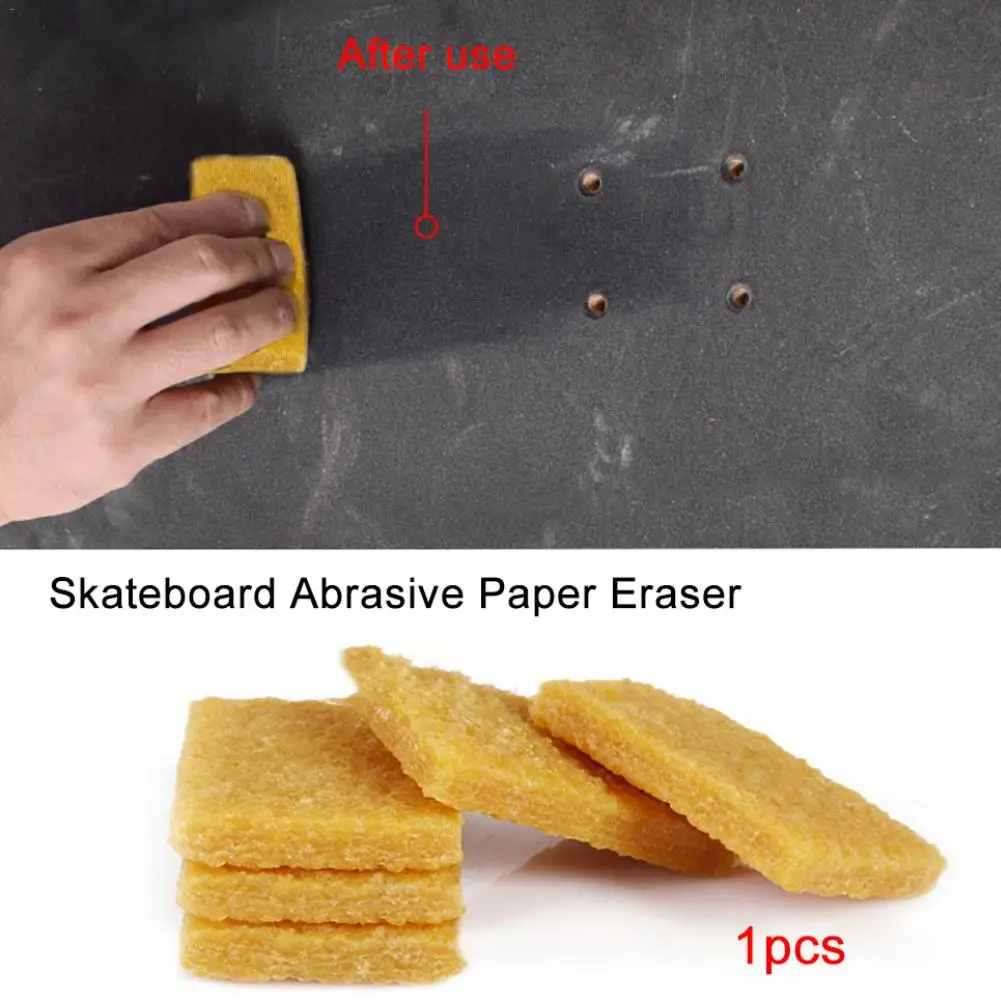 Quality Skateboard Sandpaper Eraser Sandpaper Cleaner Skate Board Clean