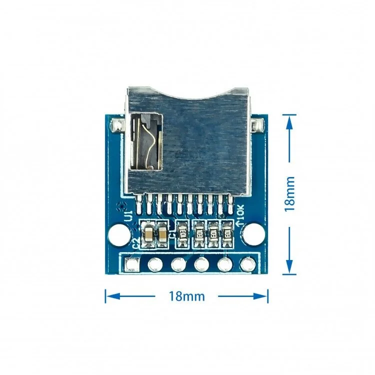 Micro Sd Storage Expansion Board Mini Micro Sd Tf Card Memory Shield Module With Pins For
