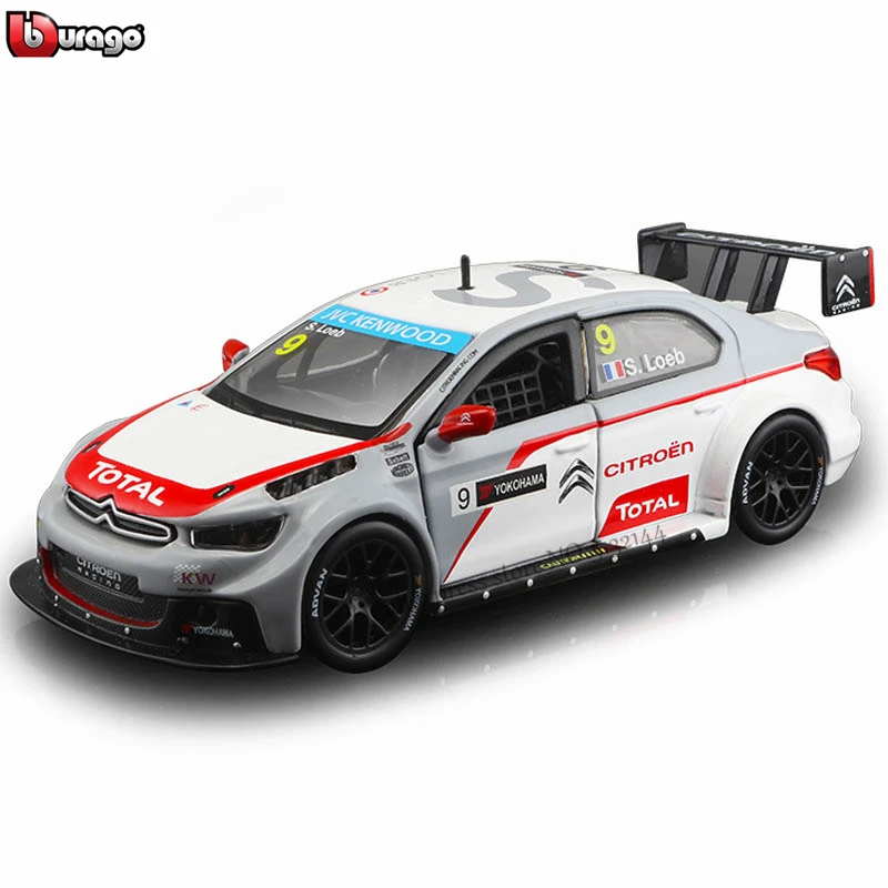 Bburago 1:32 CITROEN 2014 DS WRC ралли моделей автомобилей собирая подарки|Наземный транспорт|