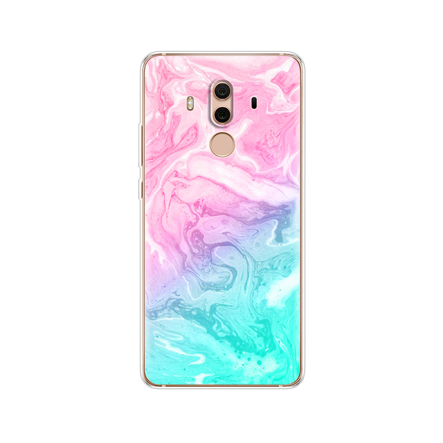 TPU Case For Huawei Mate 10 lite Printing Drawing silicon Phone Cases Cover For Huawei Mate 10 pro coque for mate 10
