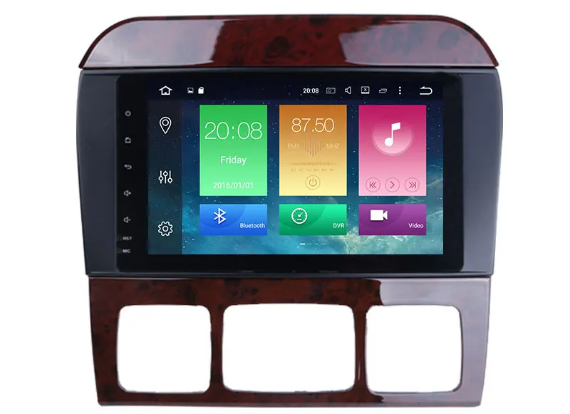 Discount 8 Inch Android 9.0 Octa Cores Car Radio Stereo Systemr For Mercedes Benz S320 S350 S400 W220 W215 S Class GPS Multimedia Carplay 7