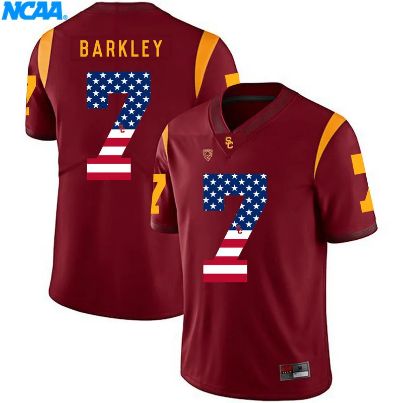 Новое поступление, высокое качество, Matt Barkley,#7, Matt Leinart#11, Спортивная футболка для колледжа, майки, S-XXXL - Цвет: 6