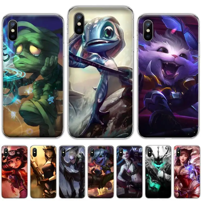 League of Legends Lol game omer высококачественный чехол для телефона iphone 4 4s 5 5S SE 5C 6 6S 7 8 plus X XS XR