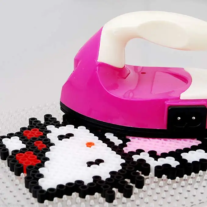 Мини железо для Хама бусины шаблон 3D Пазлы игрушки Perler бусины ручной работы игрушки для детей инструмент Аксессуары ЕС. США