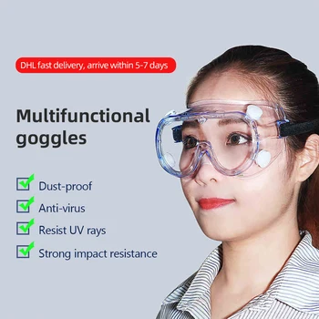

medical goggles Anti-virus, anti-spitting, fully enclosed and breathable, dust-proof, splash-proof, transparent and isolated