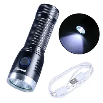 

Waterproof T6 LED Flashlight Light Lamp 3 Modes Battery Torch for Night Running Outdoor