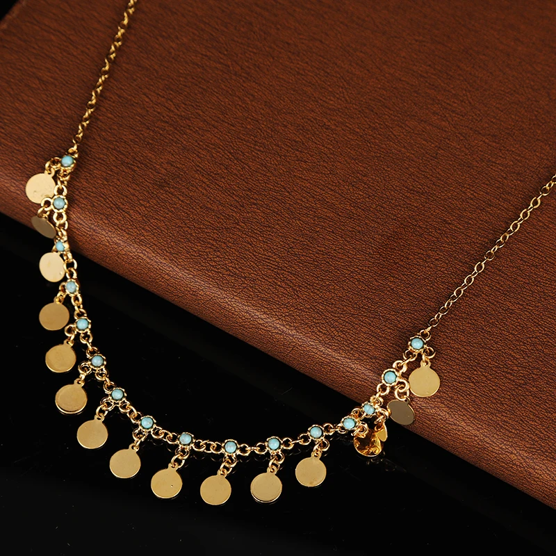 Natural Blue Stone Necklace/Earrings 