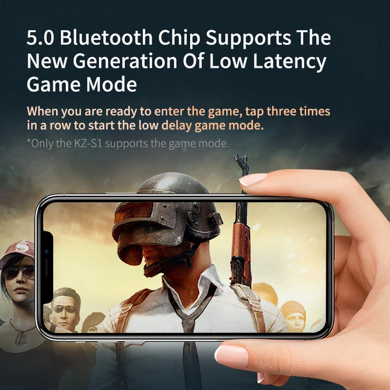 Новинка KZ S1 S1D TWS беспроводные наушники Bluetooth 5,0 наушники с сенсорным управлением динамические гибридные наушники с шумоподавлением