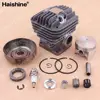 52mm Chainsaw Cylinder Piston Kit For Stihl MS460 046 MS 460 Clutch Drum 3/8" 7 Tooth Sprocket Rim Bearing Decompression Valve 4