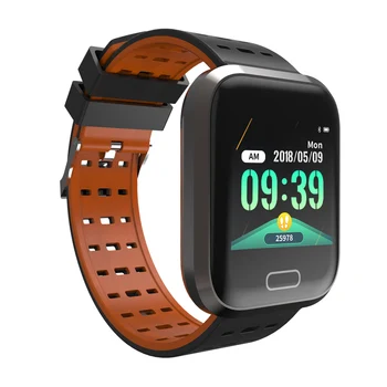 

Bakeey M16 Big Screen Durable Metal Case HR Blood Pressure Blood Oxygen Monitor Message Caller ID Display Multi-sport Smartwatch