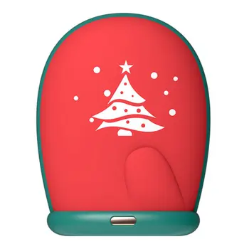 

Creative Gift Christmas Small Gloves Split Hand Warmers Charging Cartoon Usb Portable Mini Warmer Gift