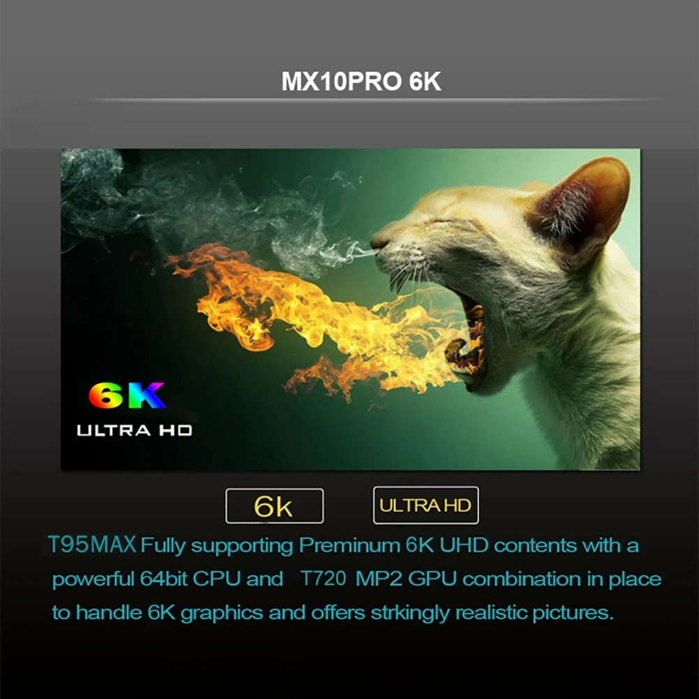 MX10 PRO tv Box Android 9,0 Allwinner H6 4G DDR3 32G EMMC ROM телеприставка 6K 3D H.265 медиаплеер ТВ приемник Play Store