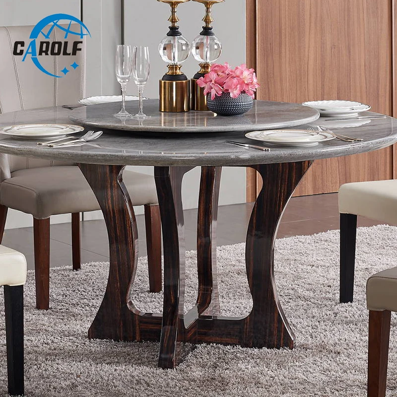 Dining Table Set Room Decorative Modern Dining Table Round Marble Table Top With Solid Wood Legs Dining Tables Aliexpress