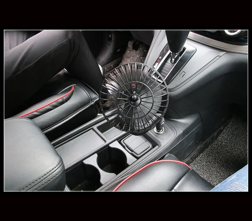 12V Cruscotto Veicolo Oscillante Car Van Truck Home Clip-On Fan 2 Velocità Flusso D'Aria Per Volkswagen Vw B6 Jetta Mk5 Mk6 Qualsiasi Auto