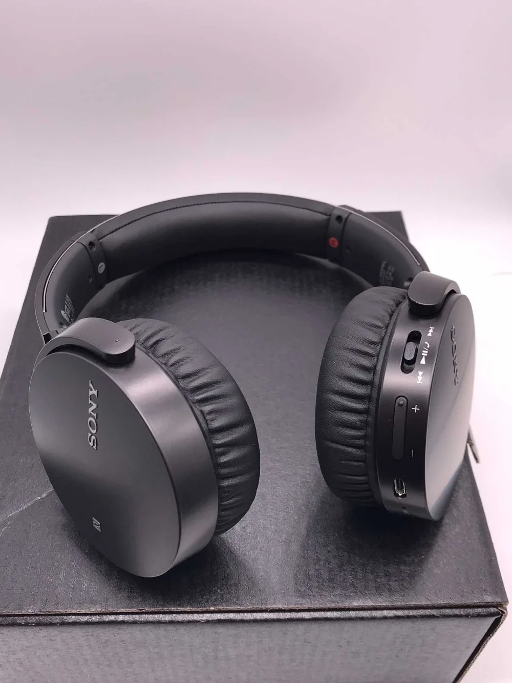 Б/у sony MDR-XB650BT Extra Bass Bluetooth NFC беспроводные наушники-черный