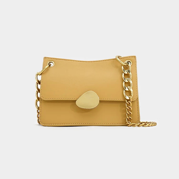 

Textured Versatile 2020 New Style Cool GIRL'S Shoulder Bag with Chain WOMEN'S Bag Hot Selling