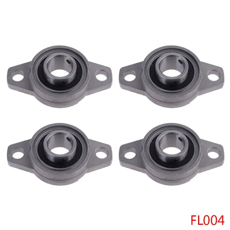 

4X Zinc Alloy Rhombic Mounted Bearings Pillow Block Housing KFL08 KFL005 KFL004 Y98E
