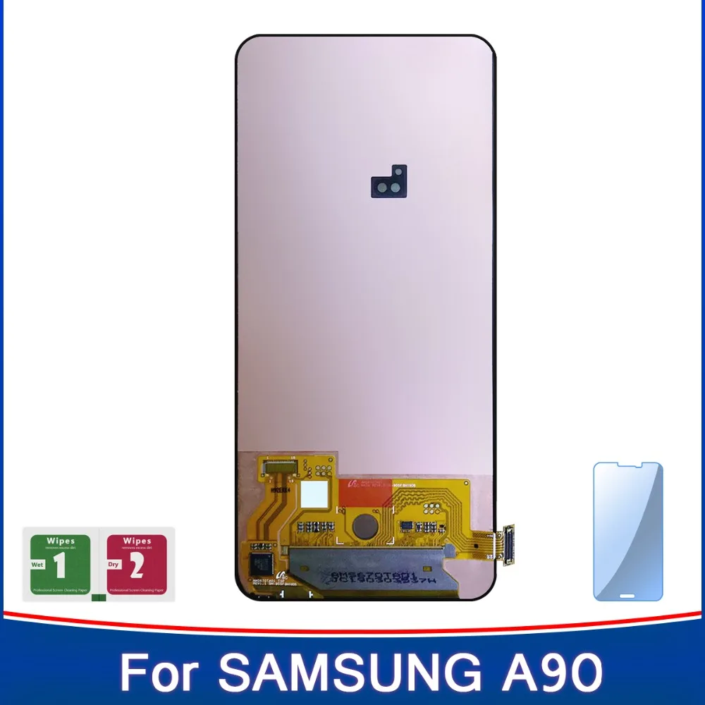 Дисплей для samsung Galaxy A90 A905 A905F SM-A905 ЖК-дисплей сенсорный экран дигитайзер с регулируемой заменой