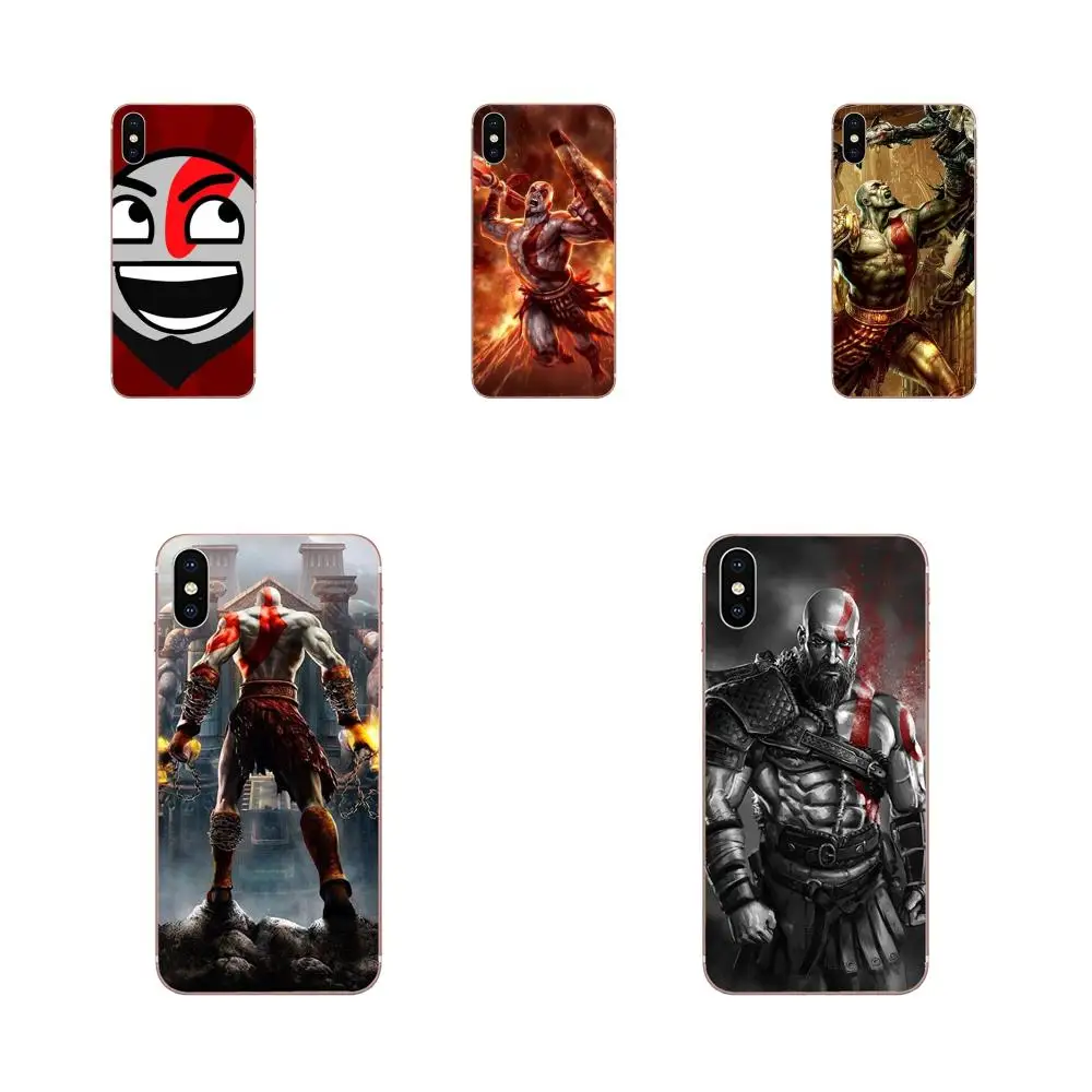 Soft Fashion Case Cover God Of War Kratos For Huawei Honor Nova Note 5 5I 8A 8X 10 Pro 9X Moto G G2 G3 G4 G5 G6 G7 Plus | Мобильные