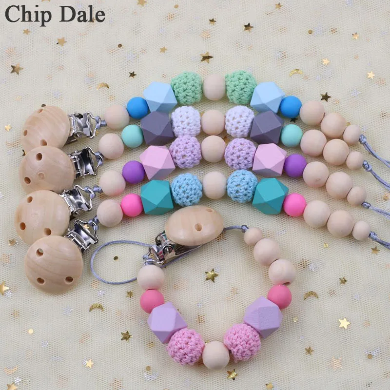 beaded pacifier holder