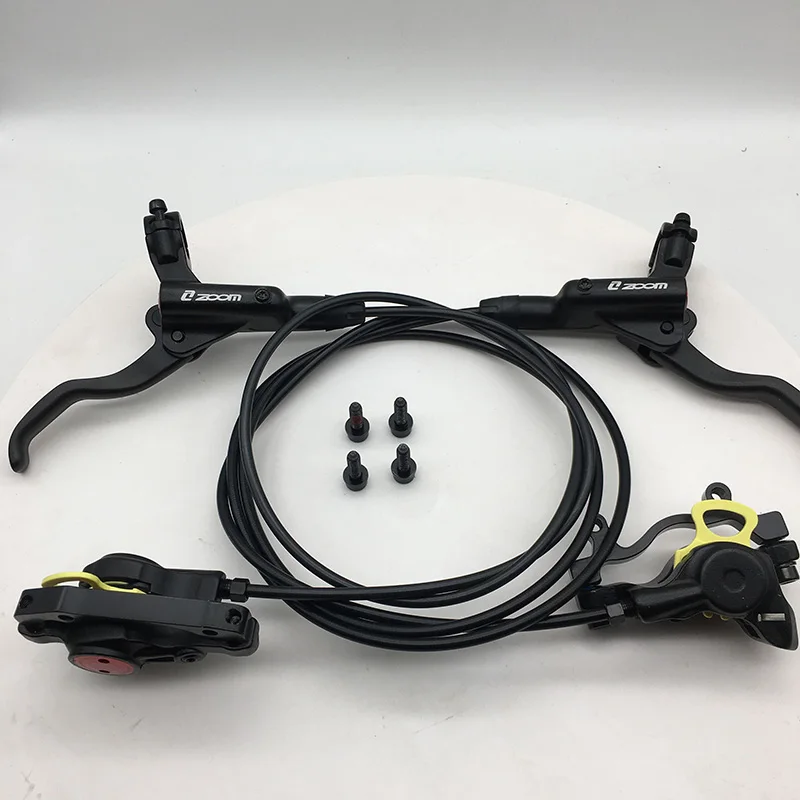 Black no rotor Zoom HB-875 тормоз велосипед mtb Гидравлический дисковый тормоз набор зажим горный велосипед тормоз лучше, чем M395 M447 - Цвет: Black no rotor