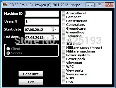

JCB SPP Parts Catalog 1.13-2.00 Keygen unlock