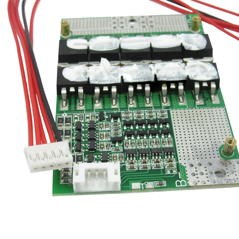 BMS 4S LiFePo4 14.8V 50A 100A 18650 Battery Lithium Lipo Protection Pack 3.2V BMS Balancing Balancer Equalizer Board Common Port