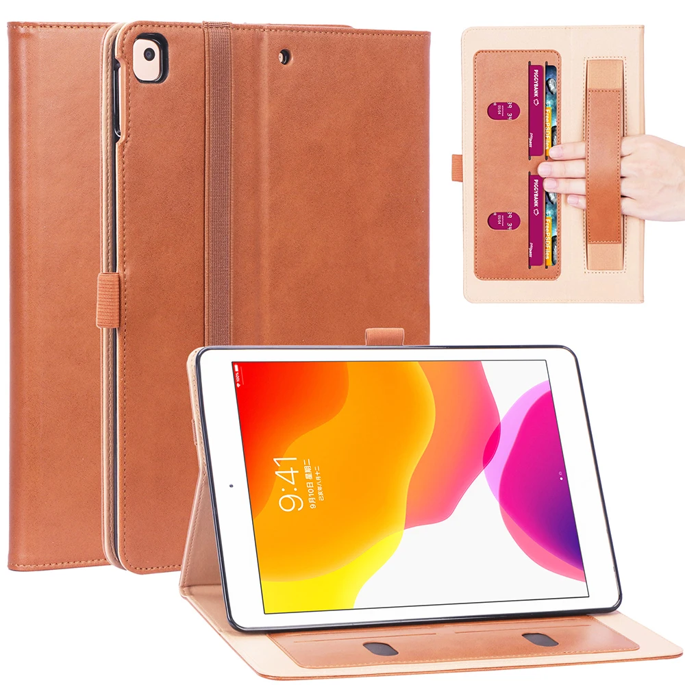 

Smart Case PU Leather Flip Cover For iPad 11 10.8 12.9 2020 Waist Strap Tablet Stand Case For iPad 10.2 2019 iPad Pro 10.5 Skin