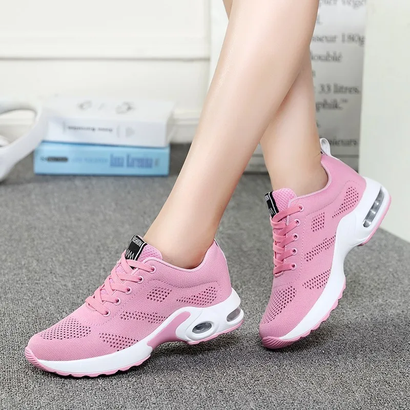 Estilo clásico, deporte, caída de zapatos, envío, cuatro estaciones, zapatillas  para correr para mujer, tamaño 35 40, aumento de la parte inferior,  zapatillas de deporte de 4 CM para mujer|Zapatillas de correr| - AliExpress