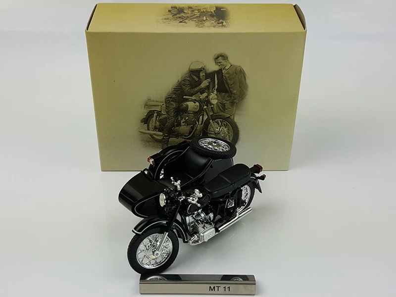 Специальное предложение Редкие 1:24 MT 11 боковые три колеса трехколесный мотоцикл коллекция моделей этой коллекции