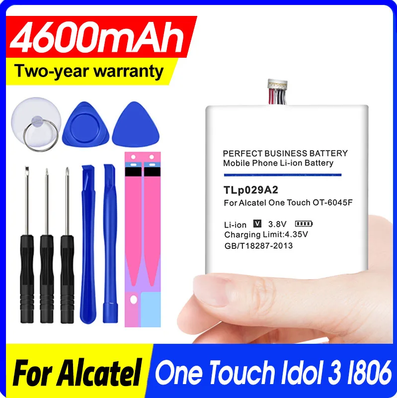

4600 мАч tlp029a2 Tlp029a2-s, для Alcatel One Touch Idol 3 I806 Ot-6045f Ot-6045y Am-h200