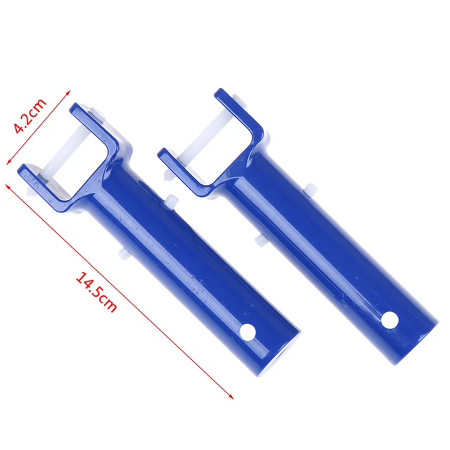 2Pcs V Alakú Klip Vákuumfejű Uszoda Fogantyú Csere Szívó Takarítás Családi Kültéri Úszótisztító Termékekhez - Image 2