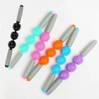 

Yoga Anti Cellulite Massager Stick Anti-Cellulite Trigger Point Stick Body Foot Face Leg Slimming Massage Muscle Roller