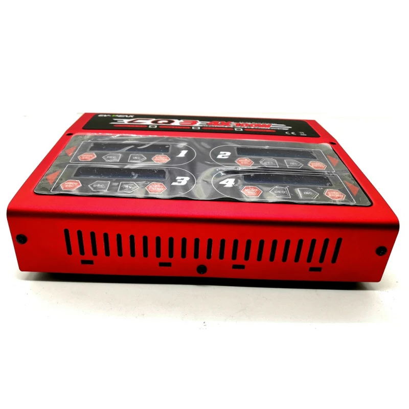 Ver2021 EV-PEAK CQ3 100Wx4 10A 1-6S  Balance Charger with JST_XH Adapter Board for LiPo LiFe NiMH NiCd Battery