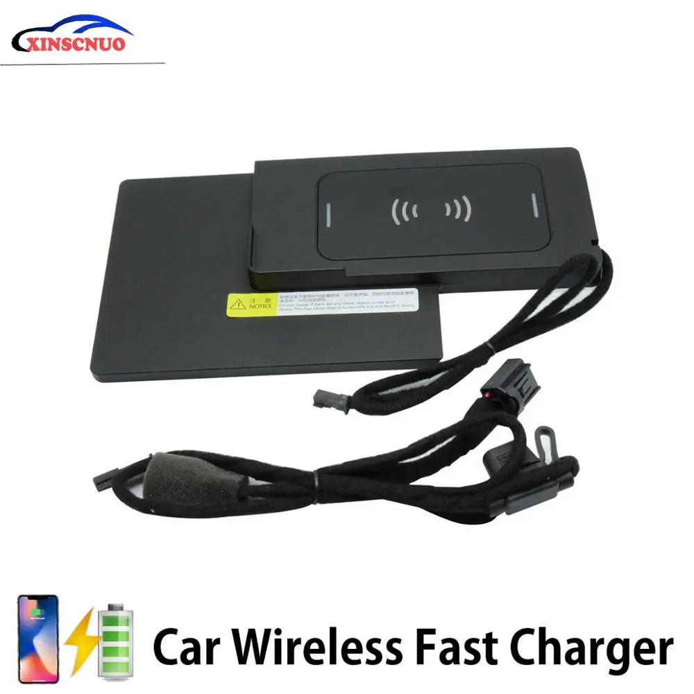 

Car Accessories QI Wireless Charger Fast Charging Module For Audi A4L 2017 2018 2019 Wireless Onboard Car Charging Pad