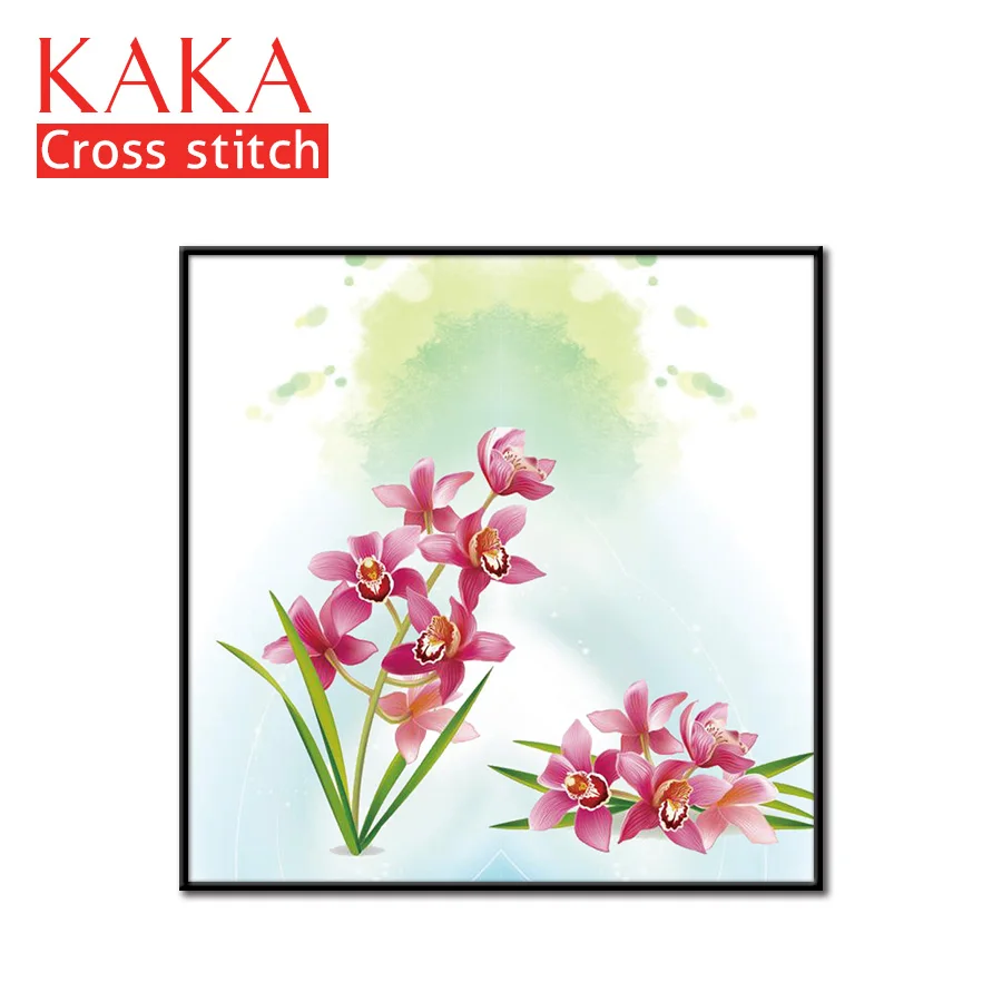 

Cross stitch kits,Embroidery needlework sets with printed pattern,11CT canvas for Home Decor Painting,Flowers Full NCKF199
