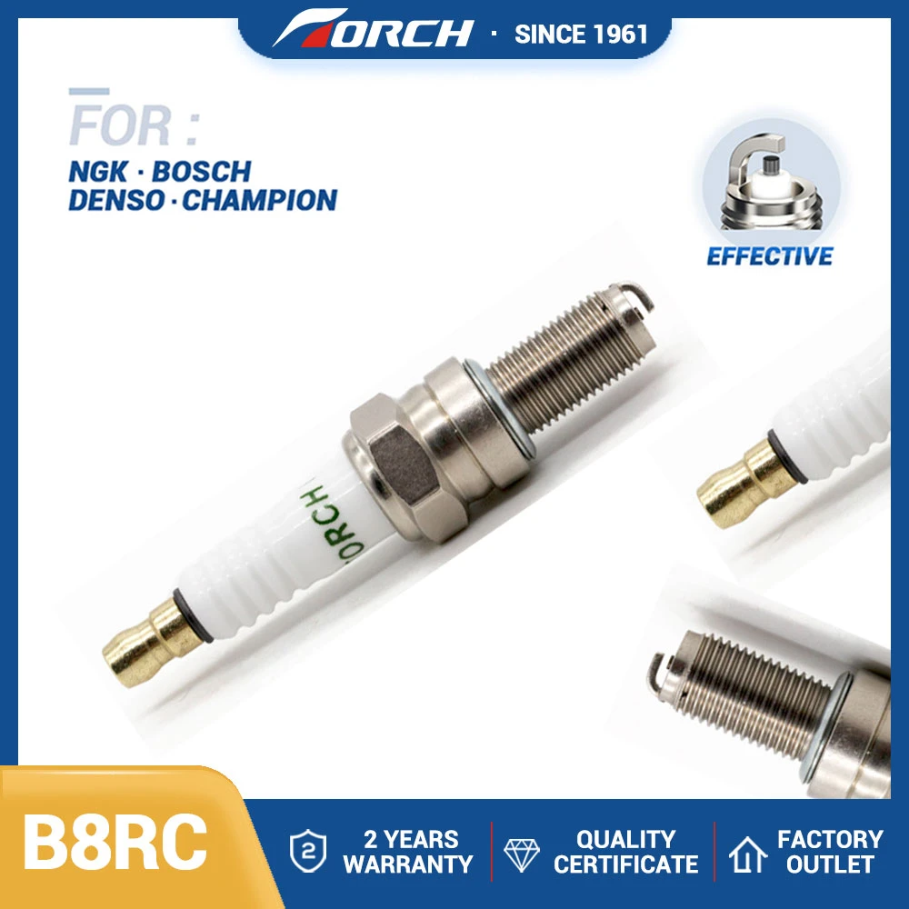 Torch Candles B8RC Alternative Motorcycle Spark Plugs For Candle CR8E