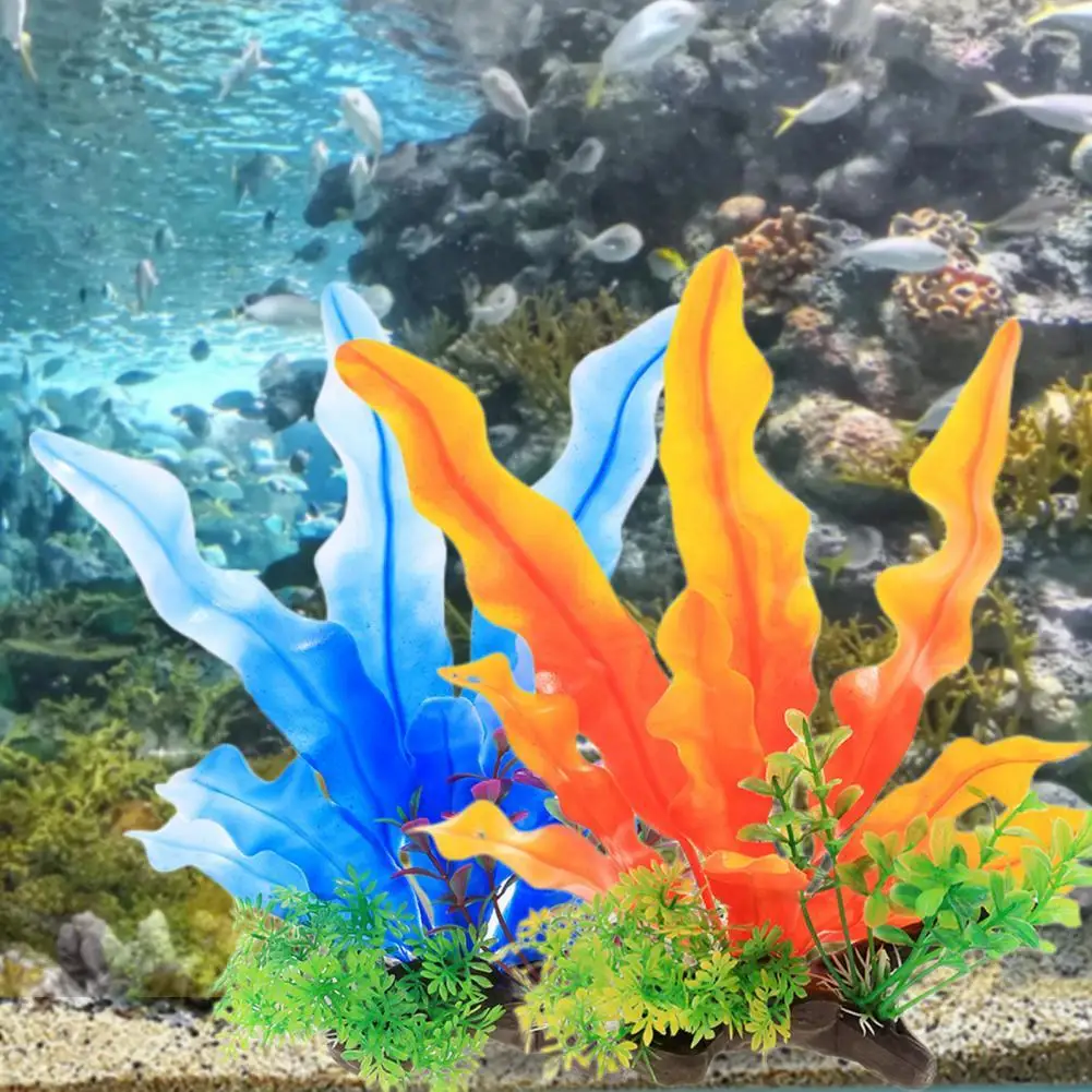 Fish Tank Decoration Simulazione Kelp Plant Decorativi Fish Tank Ornamenti Pianta Finta Acqua Erba Decorazione Del Paesaggio