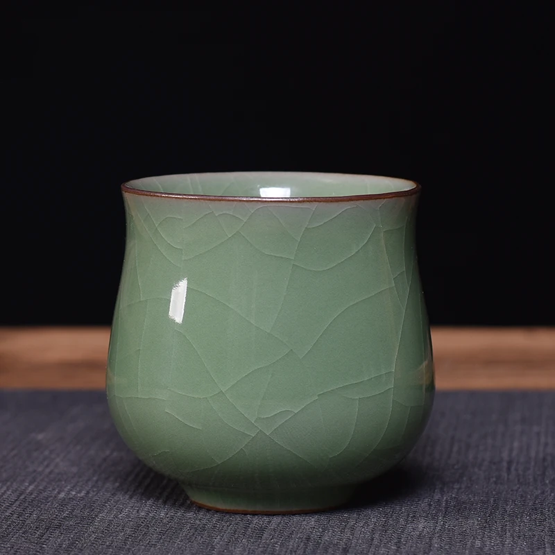 Чайная чашка 150 мл 200 мл Longquan Celadon чайная чашка из фарфора Керамическая чайная миска-контейнер чайная посуда мастер чашки Посуда для напитков кофейная кружка Декор - Цвет: I Style