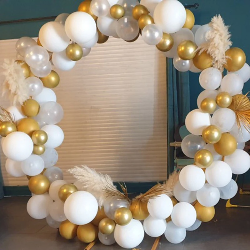 Round Balloon Arch Balloon Circle Stand Holder Frame Ring Birthday Wedding Party Baby Shower Decorations