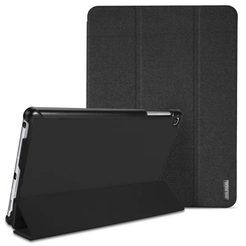 Для Samsung Galaxy Tab A 8,0 S Pen SM-P200 P205 Pad чехол Жесткий ПК модный кожаный Стенд анти Осень - Цвет: Черный