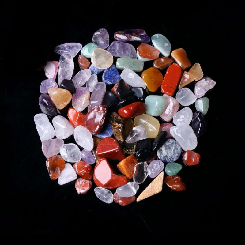 50 г 3 размера натуральный смешанный кварцевый камень каменный гравий образец Танк Декор натуральные камни и минералы