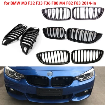 

Racing Grill ABS/Carbon Fiber Car Front Grill for BMW M3 F32 F33 F36 F80 M4 F82 F83 2014-in Matte/Gloss Black Auto Racing Grille