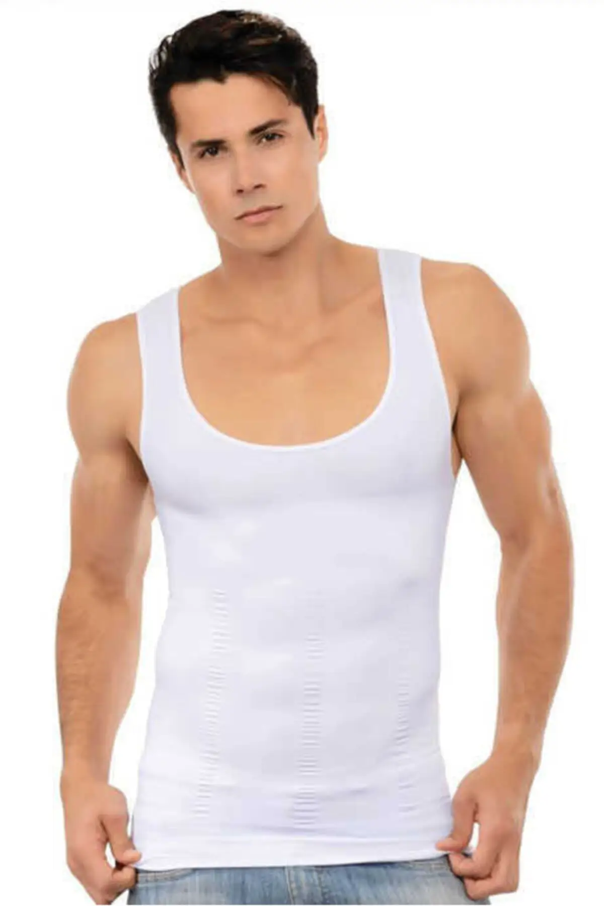 

1 size Refines Male Corseted Athlete Belly Rallying Corset Undershirt