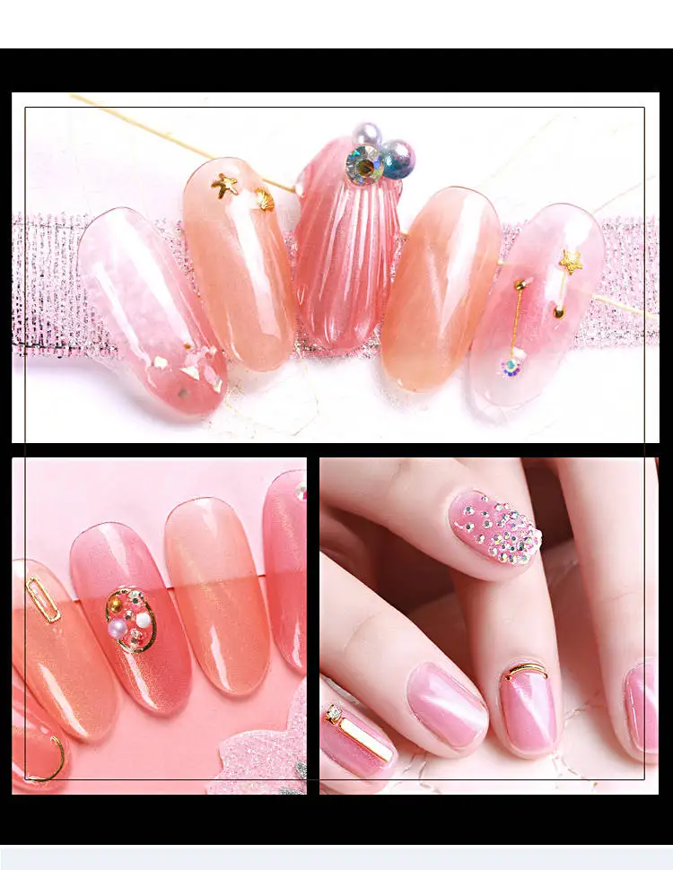 Модный Блестящий Гель-лак «кошачий глаз» стойкий лак для ногтей Сакура розовый 10 мл с магнитным замачиванием УФ светодиодный лак для ногтей